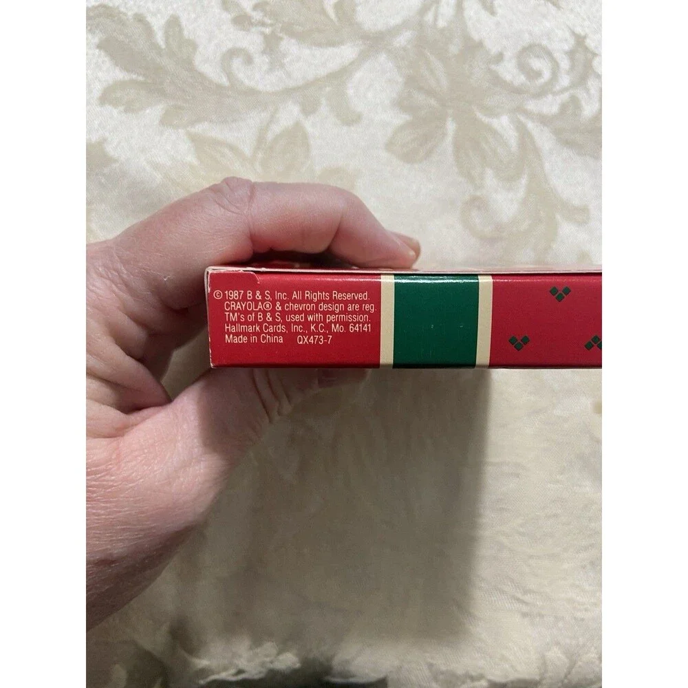 Vintage Hallmark 1987 Bright Christmas Dreams CRAYOLA Crayons Ornament Mice